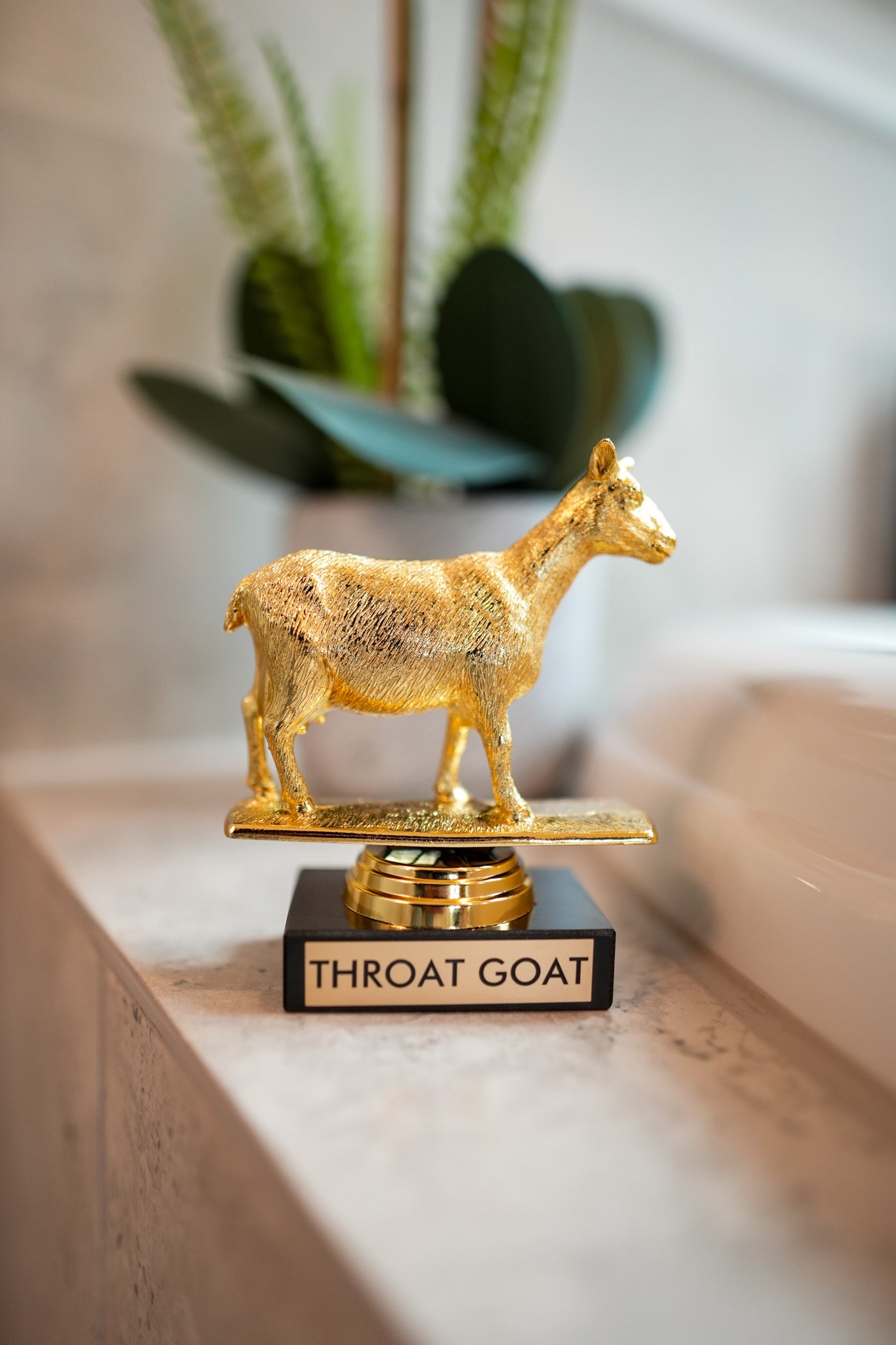 Throat Goat Trophy